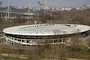 Ära des ehemaligen Olympia-Radstadions geht zu Ende Vorbereitungen zum Abriss der Event-Arena beginnen im April 2015 (©Foto: Martin Schmitz)